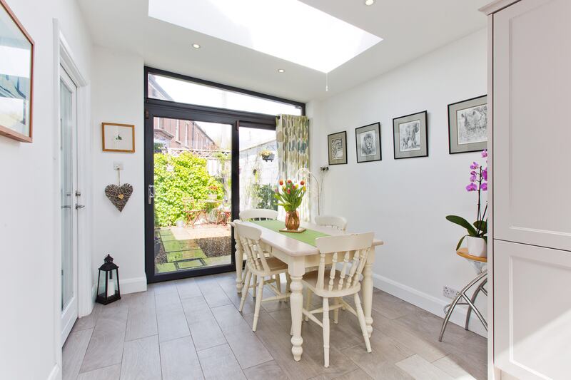 Open plan kitchen/dining room