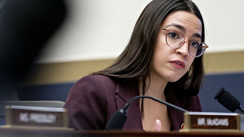 Representative Alexandria Ocasio-Cortez, a Democrat from New York.