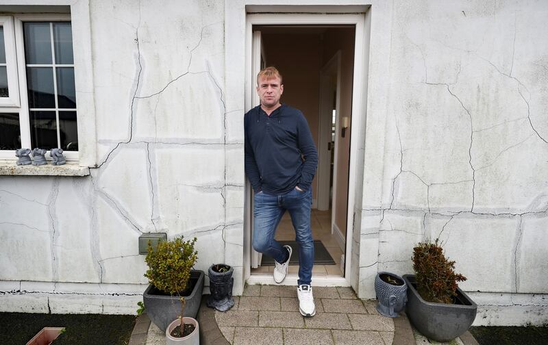 Paddy Diver has worked in construction all his life, but he had never heard of mica until it came to his town, Carndonagh. Photograph: Niall Carson/PA Wire