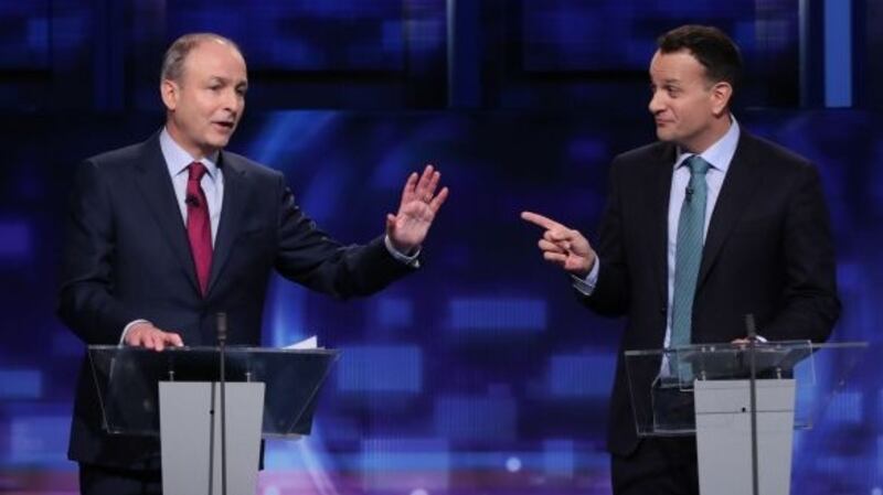 Fianna Fáil leader Micheál Martin and Fine Gael leader Leo Varadkar. Photograph: Getty