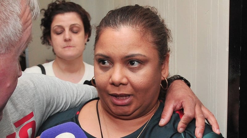 Olga Miranda Pinto, a Portuguese woman who accompanied a Brazilian drug smuggler who died on a flight to Dublin in 2015. Photograph: Daragh Mc Sweeney
