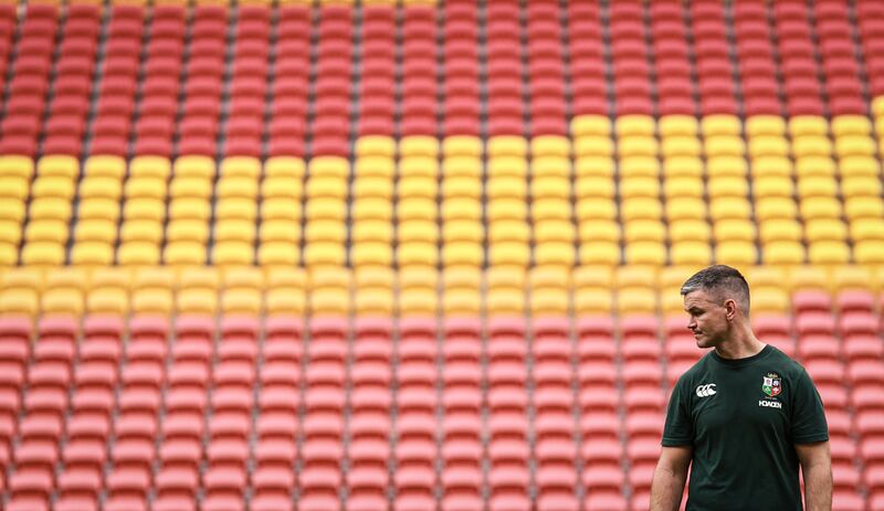 Former Lion Johnny Sexton at Suncorp Stadium in Brisbane ahead of the first Test. Photograph: Dan Sheridan/Inpho