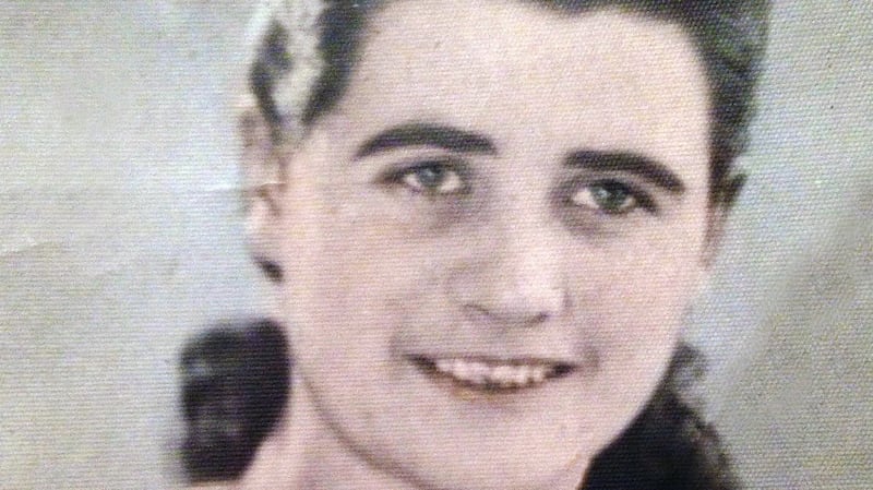 The only surviving photograph of a young Catherine Graham taken shortly after she survived the 1943 fire at St Josephs Orphanage in Cavan. File photograph: Handout/Lorraine Teevan