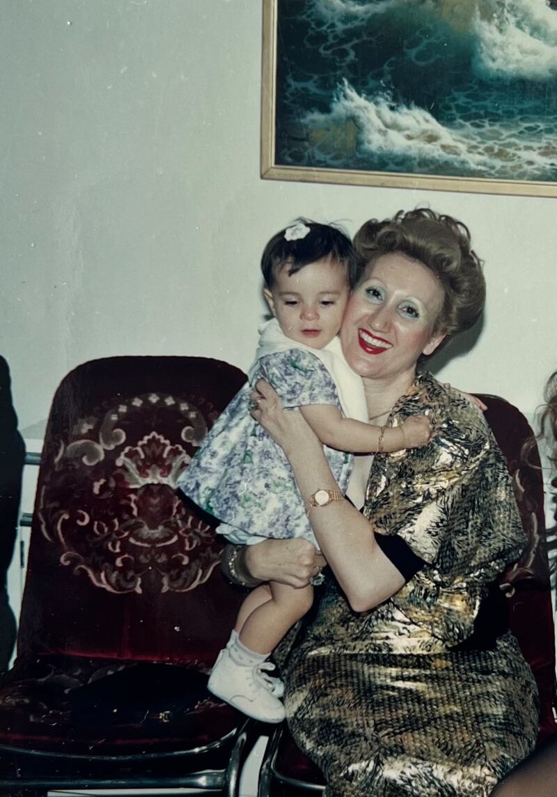 Sheelan Yousefizadeh and her grandmother in Tehran, Iran.