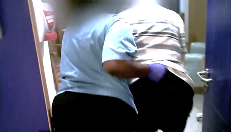 Footage from the RTE Investigates programme about the nursing homes. Image: RTÉ