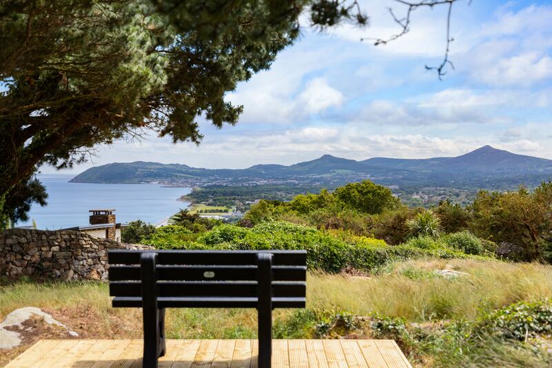 View over Bray Head and Sugarloaf