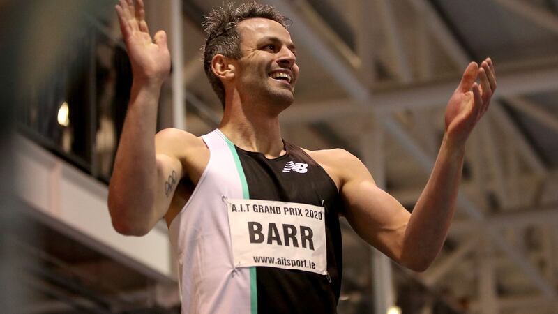 Thomas Barr:  “I’m taking that as a big positive, coming into this year really refreshed, chomping at the bit for next summer, and I mightn’t have had that if we were coming out of an Olympic year.” Photograph: Bryan Keane/Inpho
