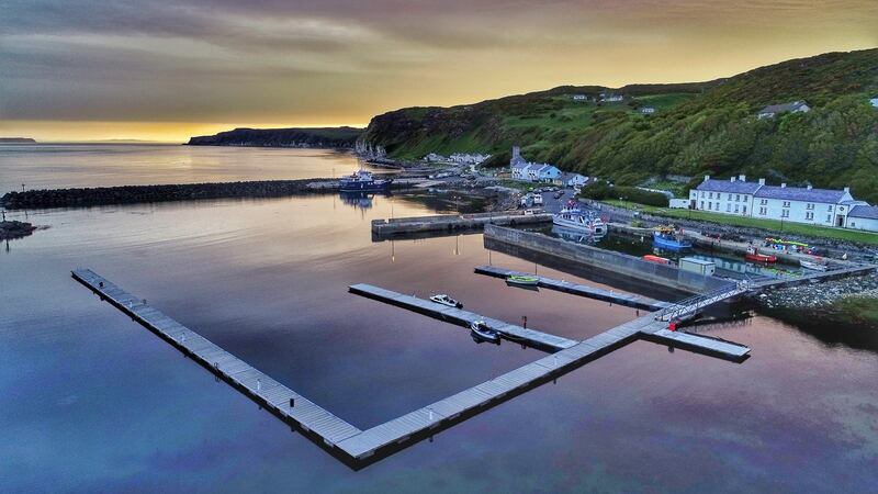 View of Church Bay, Rathlin Island.