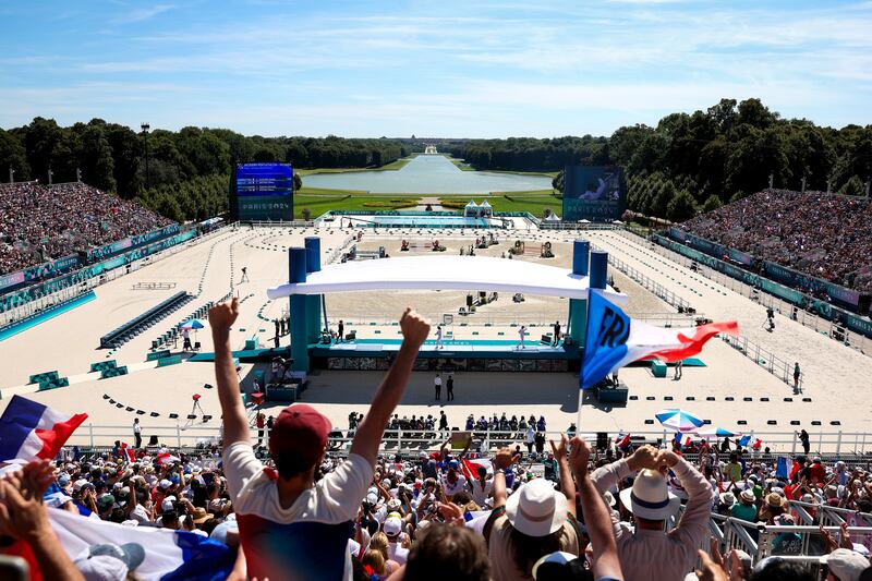 The Chateau de Versailles will  stage the Para Equestrian events on Tuesday. Photograph: Alex Pantling/Getty Images