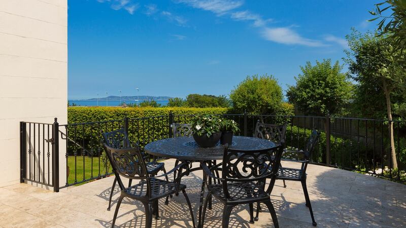 Epworth, Rockfort Avenue, Dalkey, Co Dublin: sash windows, parquet floors, and excellent sea views.