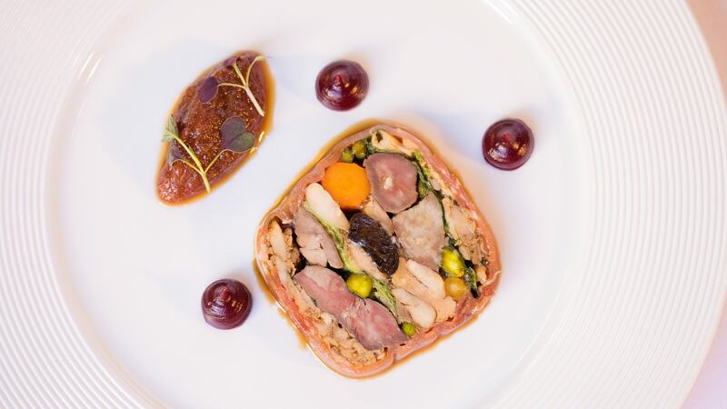Game terrine at the Shelbourne hotel