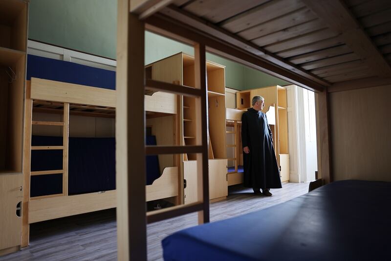 Fr Simon Sleeman: 'They enjoyed themselves, they were up for the craic, and we were too in a certain sense we had a good number of younger monks.' Photograph: Alan Betson/The Irish Times