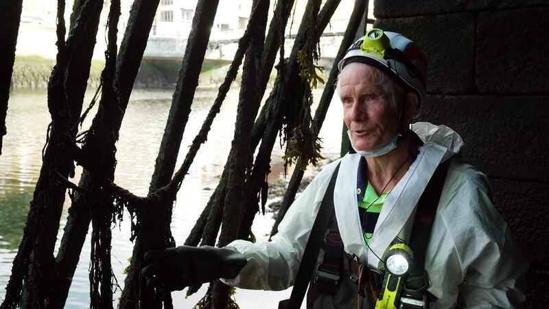 Dave Green, drainage supervisor, Dublin City Council, in episode one of The Liffey