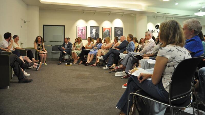 Paul McVeigh, Naomi Wood and Cathy Galvin at a Word Factory event in London: “Word Factory was the idea of Cathy Galvin (also behind The Sunday Times EFG Short Story Award) and month after month she brought world-class writers to a tiny little bookshop in the backstreets of London’s Soho. There were magical nights when the room crackled like something new had just been born”