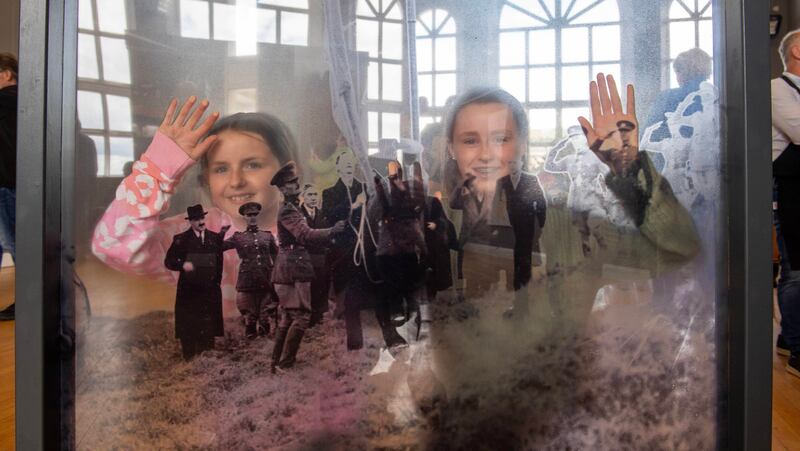 Abby and Robyn Ryan, Midleton, pictured enjoying their visit to Spike Island. Photograph: Dan Linehan