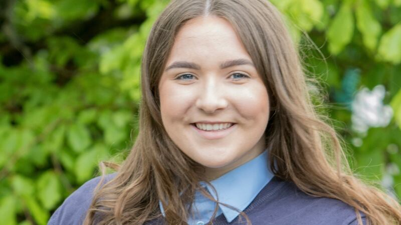Tara Kelly, from  Malin town, is a Leaving Cert student at Carndonagh Community School. Photograph: North West Newspix