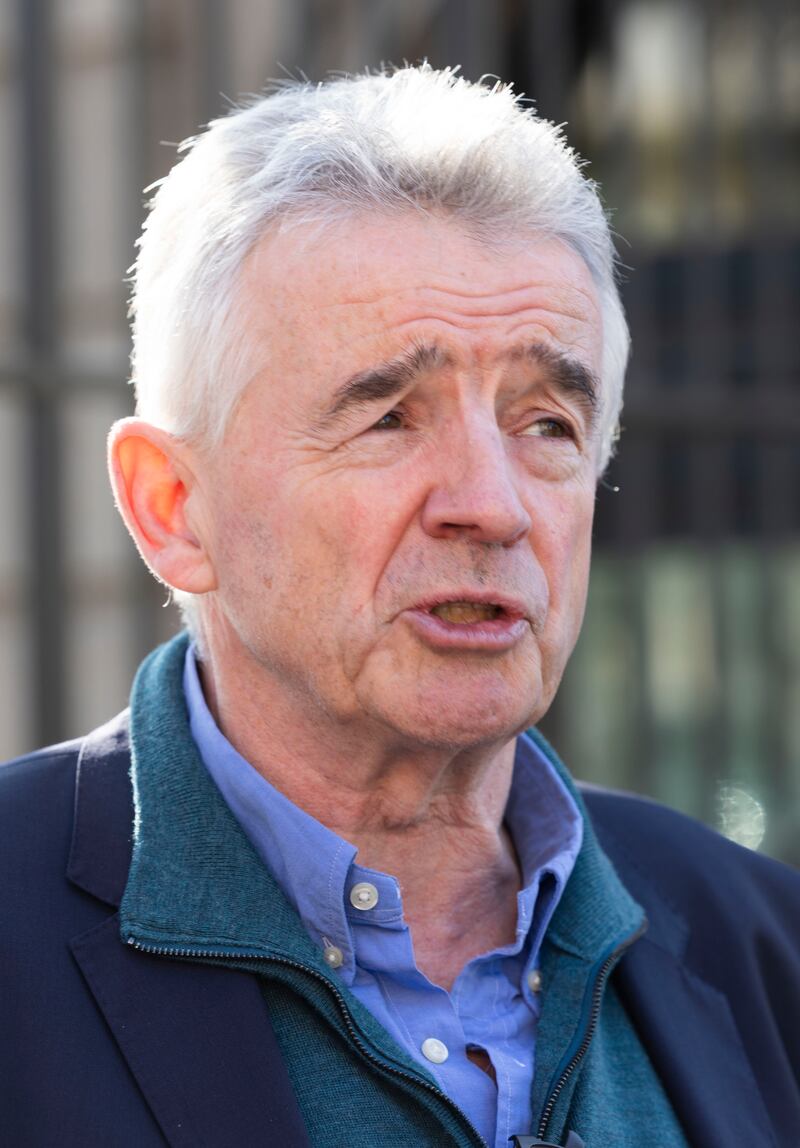 Michael O'Leary's proposal 'to ditch the MetroLink and abandon the rule of law by subverting the planning authority would do incredible damage to our country and do nothing to improve Dublin Airport'. Photograph: Sam Boal/Collins Photos 