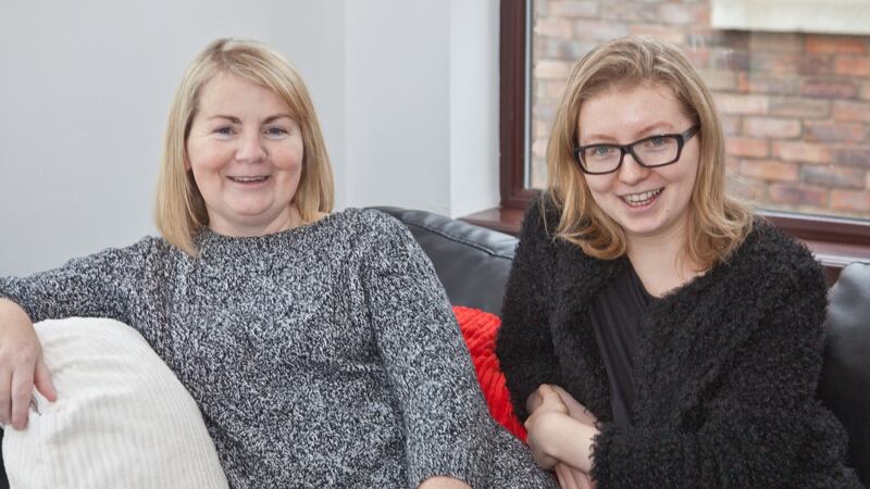 Christina Kenny (right) with her mother Alison [family photo]