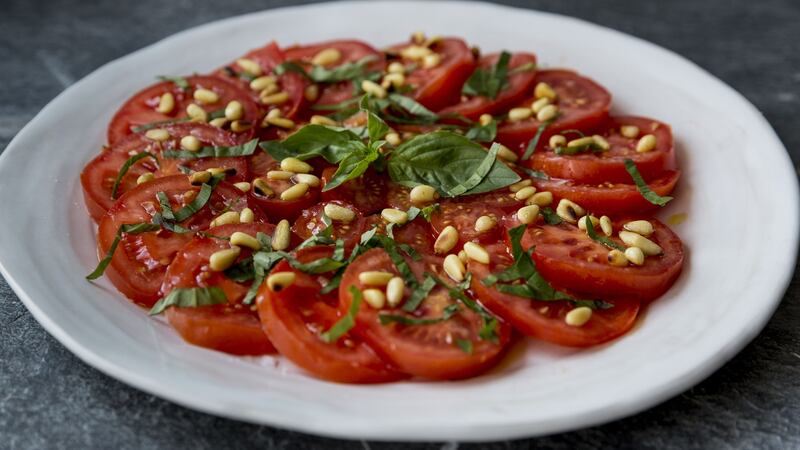 Summer tomato salad.