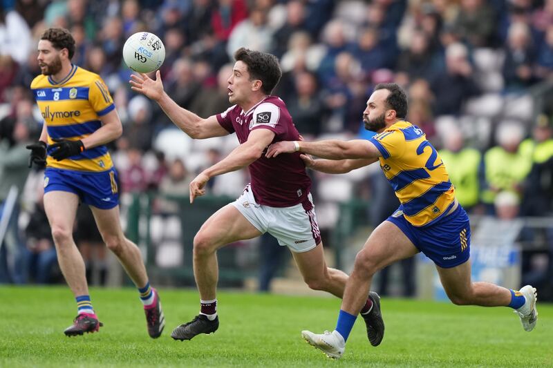 Galway's Seán Kelly in action during the game against Roscommon. Photograph: James Lawlor/Inpho