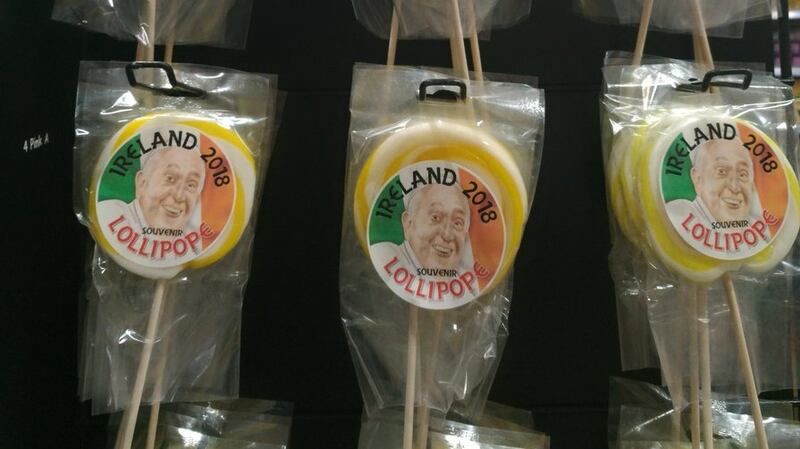 When I started to write “Future Popes of Ireland” in 2012, I had no sense that it would be sharing shelf-space with Lolli-popes and Pope Francis souvenir mugs six years later.