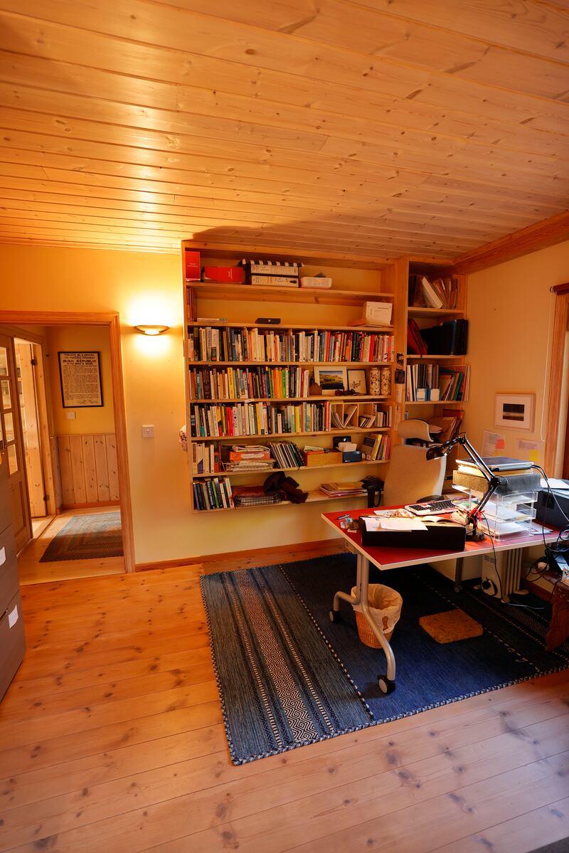 Study area in the spare room. Photograph: Alan Betson/The Irish Times

