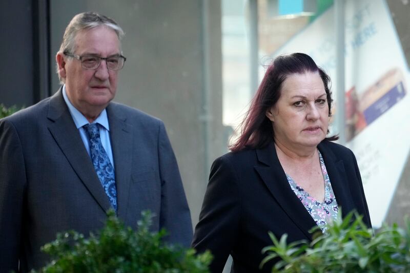 John and Susan Letby, the parents of nurse Lucy Letby, photographed arriving at Manchester Crown Court during the trial of their daughter on August 17th, 2023. Photograph: Christopher Furlong/Getty Images
