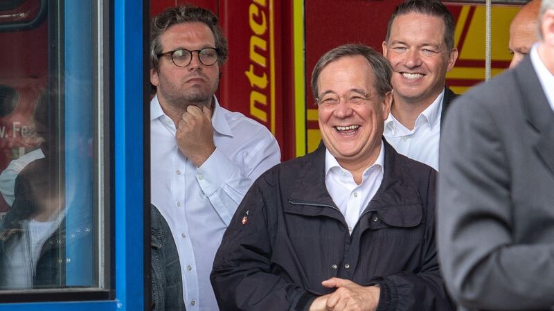 North Rhine-Westphalia’s state premier, CDU leader Armin Laschet. Photograph: Marius Becker/Pool/AFP via Getty