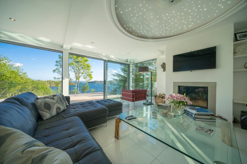 Upstairs living room. Photograph: Jakub Walutek