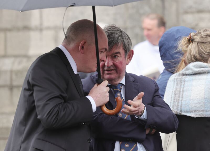 Attorney General  Rossa Fanning with Appeal Court president George Birmingham. 