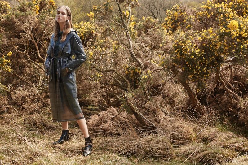 Coat €45, top €18, skirt €17, boots €19, earrings €3.