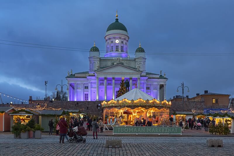 Christmas Markets in Helsinki. Photograph: iStock