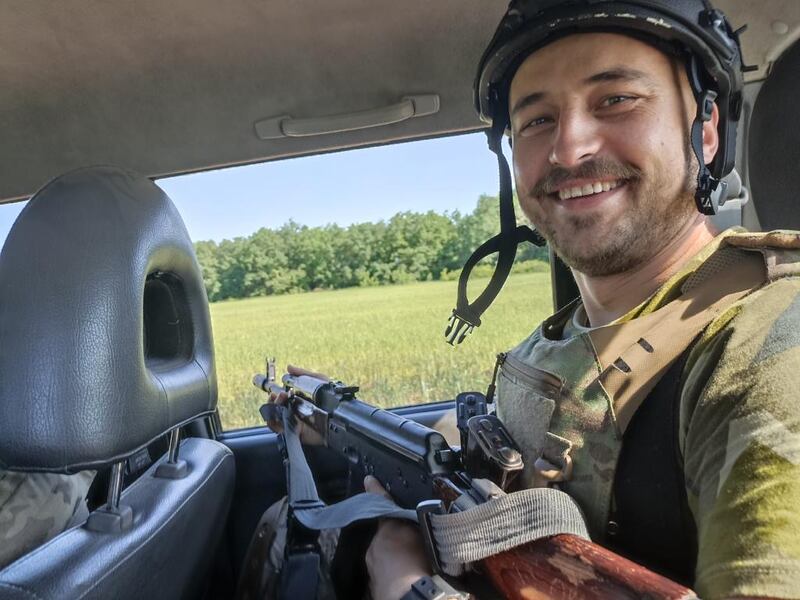 Oleh Kurskyi was killed on September 12th while using a drone to help Ukrainian artillery target enemy positions in the Kherson region, when a Russian 152mm shell landed a few metres from him. Photograph: courtesy of Marian Stefankiv