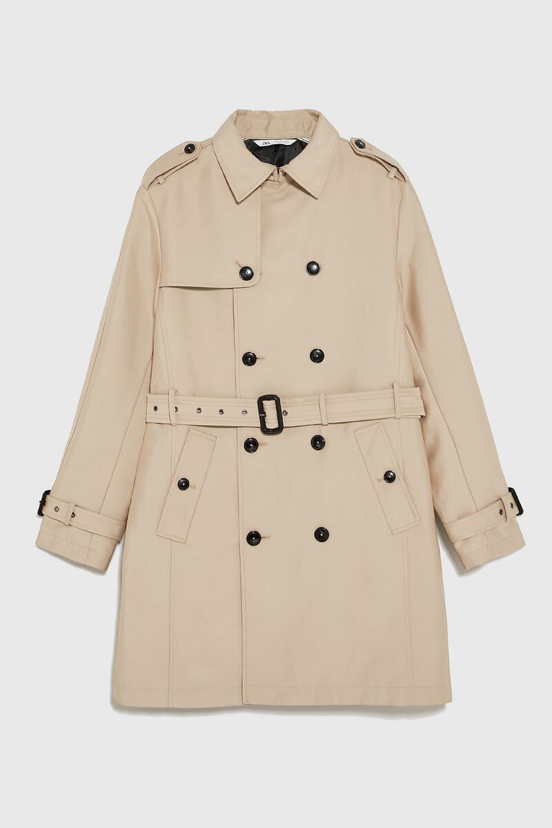 Zara trench coat, €99.95