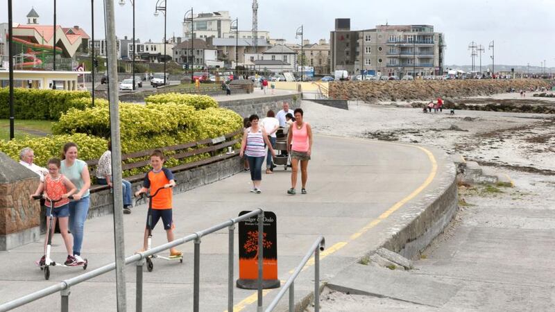 The promenade as it looks now. Photograph: Joe O’Shaughnessy