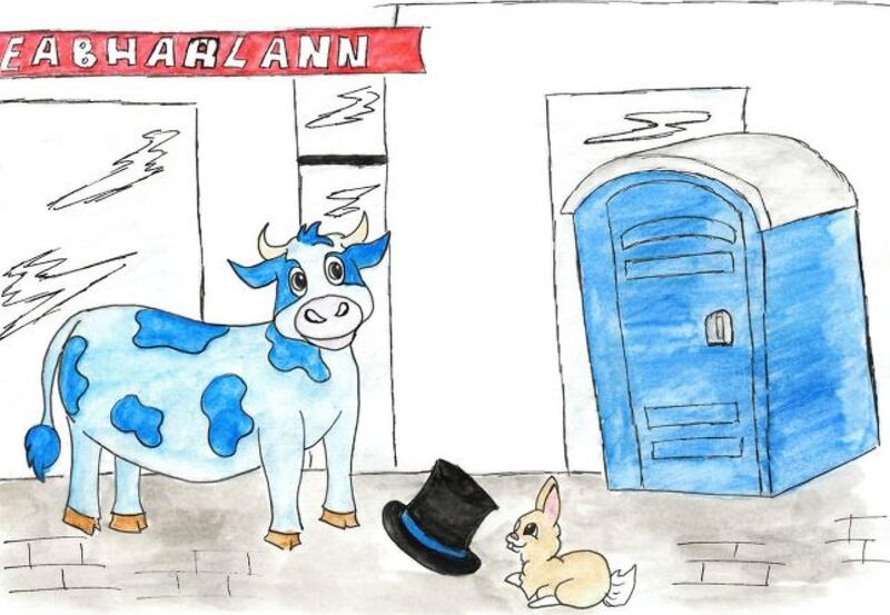 Illustration supplied by fifth class, Scoil Naomh Eoin, Killenard, Co Laois