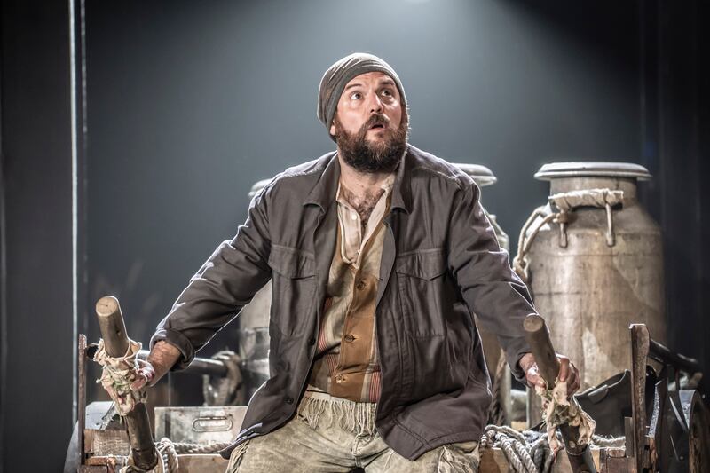 Fiddler on the Roof: Matthew Woodyatt as Tevye. Photoraph: Johan Persson