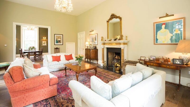 A sitting room at Croneybyrne House