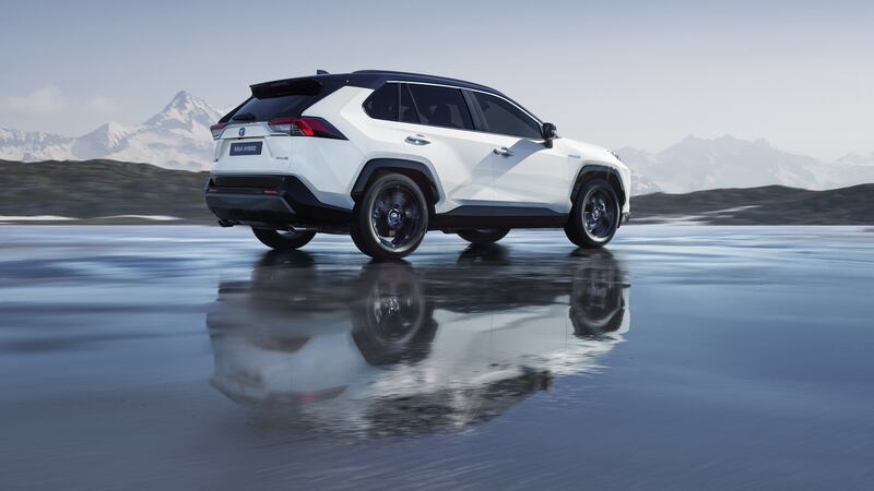 Toyota Rav4 SUV: sharp styling touches taken from smaller C-HR while also featuring the latest hybrid powertrain