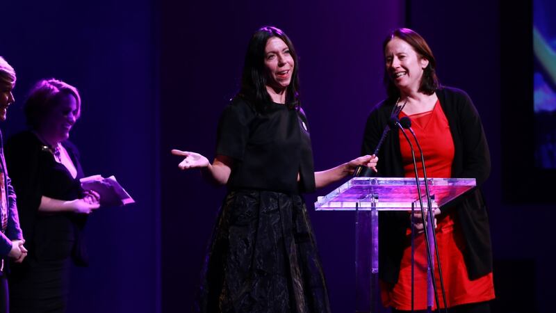 The Same provided sisters Catherine Walsh and Eileen Walsh with a shared award for best actress, both recognised for playing the same troubled woman 10 years apart.  Photograph Nick Bradshaw