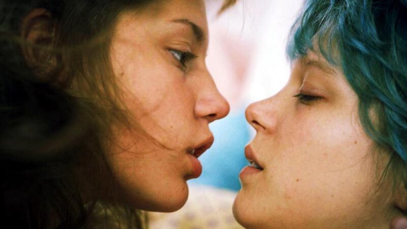 Adèle Exarchopoulos and Léa Seydoux in Blue Is the Warmest Colour