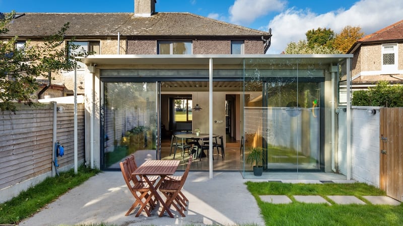 Back garden and patio