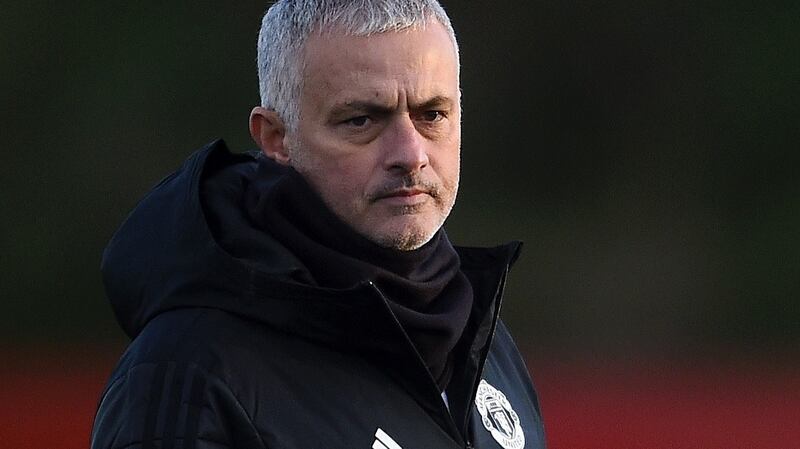 José Mourinho: “If you feel pressure when people come to support you stay at home and watch on TV.” Photograph: Nathan Stirk/Getty Images