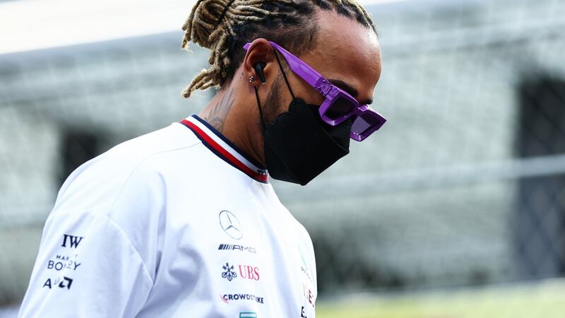 Lewis Hamilton at Saudi Arabian Grand Prix. Photograph: Lars Baron/Getty