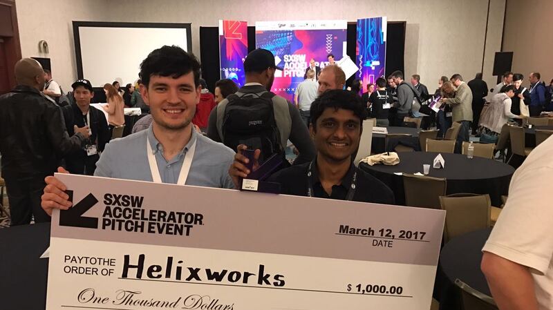 Cork-based company Helixworks Technologies  won the “most innovative” award for its work to make a commercially viable system to store digital information in DNA.