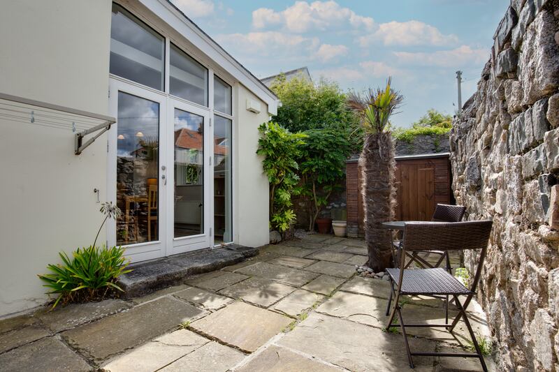 Back garden. Photograph: Viv van der Holst