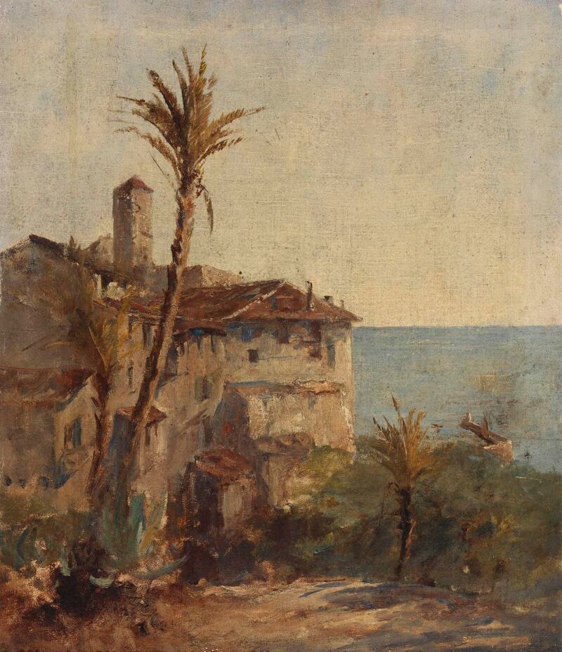 Nathaniel Hone the Younger, An Italian Village by the Sea, Oil on canvas. Photograph: National Gallery of Ireland