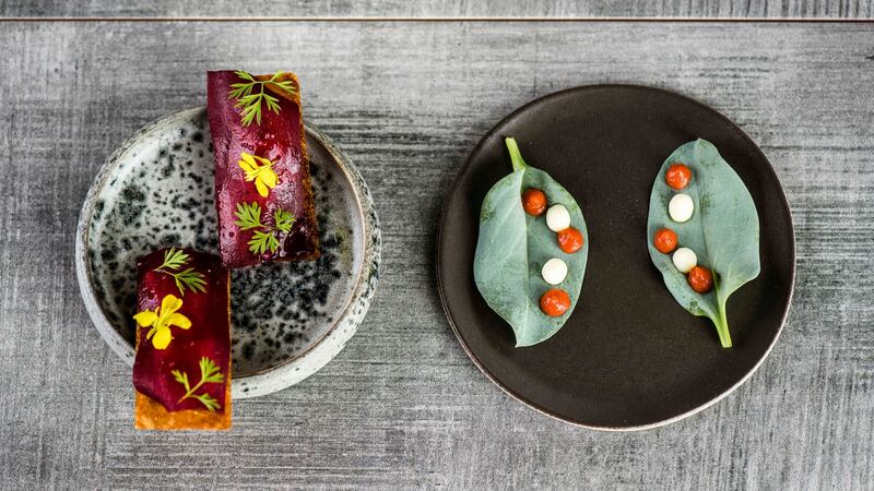 On the menu at OX in Belfast.