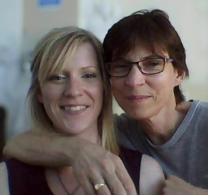 Karen McHugh and her late mother Madeleine