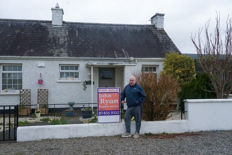 Paul McCue has experienced enormous changes around his home near Ashbourne in Co Meath as a consequence of solar panels: 'I feel they have taken the home away from me.' Photograph: Enda O'Dowd